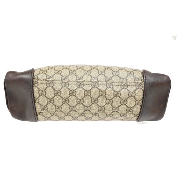 GUCCI GG Pattern Shoulder Bag GG Supreme Leather Brown SHW 04KB623 - Picture 5 of 16